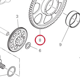 Engranage conduit 173Z0031A — réf. 173Z0031A | Ducati Store