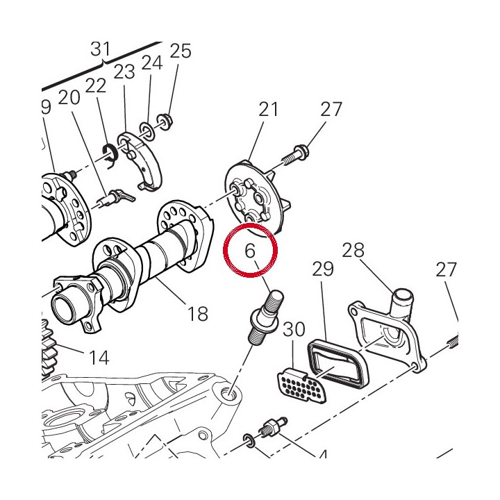 Goujon 76610821A — réf. 76610821A | Ducati Store