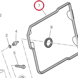 Garniture couvercle — réf. 78811102C | Ducati Store