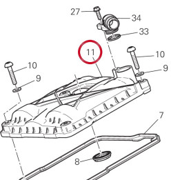 Couvercle soupapes — réf. 24715331DD | Ducati Store