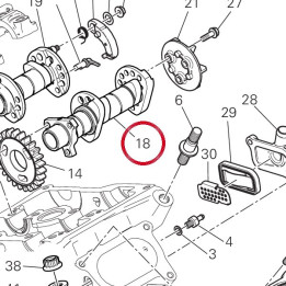 Arbre distribution — réf. 14815051A | Ducati Store