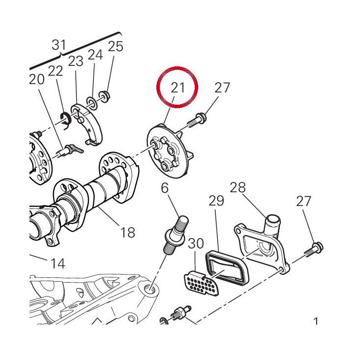 Couronne 25130081B — réf. 25130081B | Ducati Store