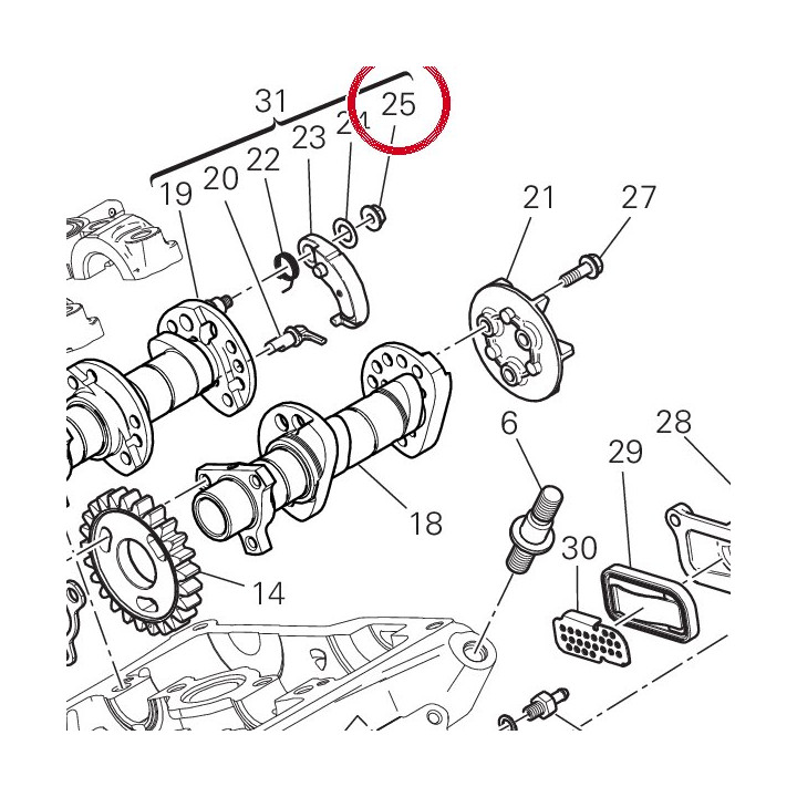 Ecrou 74810791A — réf. 74810791A | Ducati Store