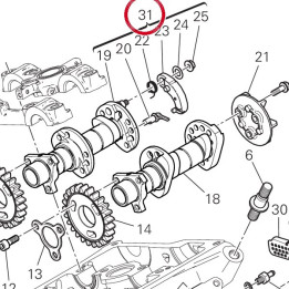 Arbre distribution — réf. 14824502C | Ducati Store