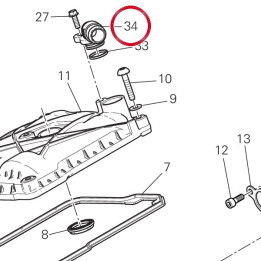 Raccord evacuation Blow-By — réf. 81413531A | Ducati Store