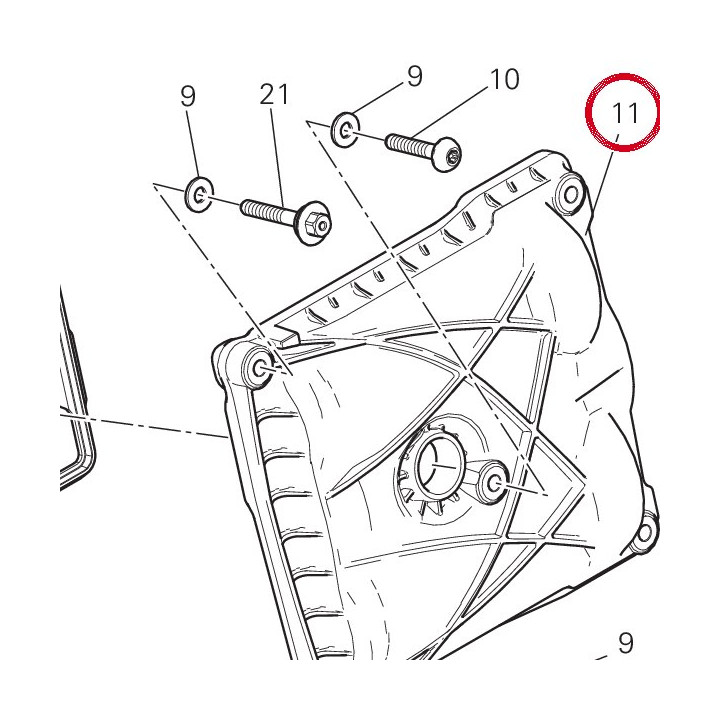 Couvercle 24715341CD — réf. 24715341CD | Ducati Store
