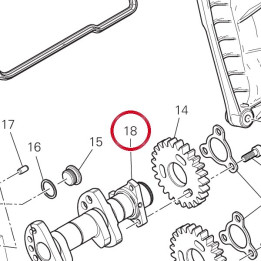 Arbre distribution — réf. 14815071A | Ducati Store