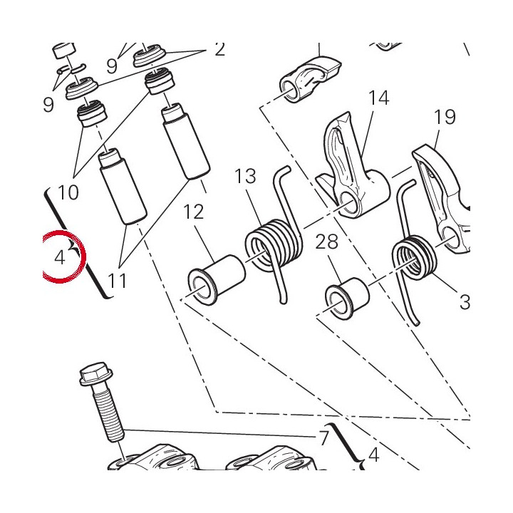 Culasse vertical 30123272F — réf. 30123272F | Ducati Store