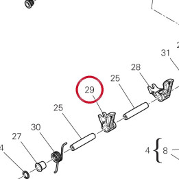 Culbuteur fermature gauche — réf. 20910751A | Ducati Store