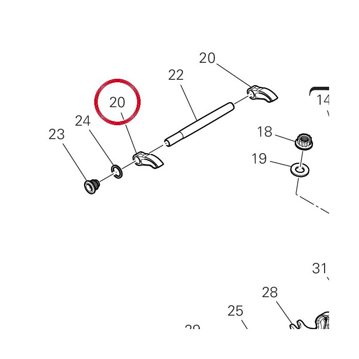 Culbuteur ouverture — réf. 20810441A | Ducati Store