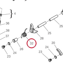 Ressort retour soupape — réf. 79915221A | Ducati Store