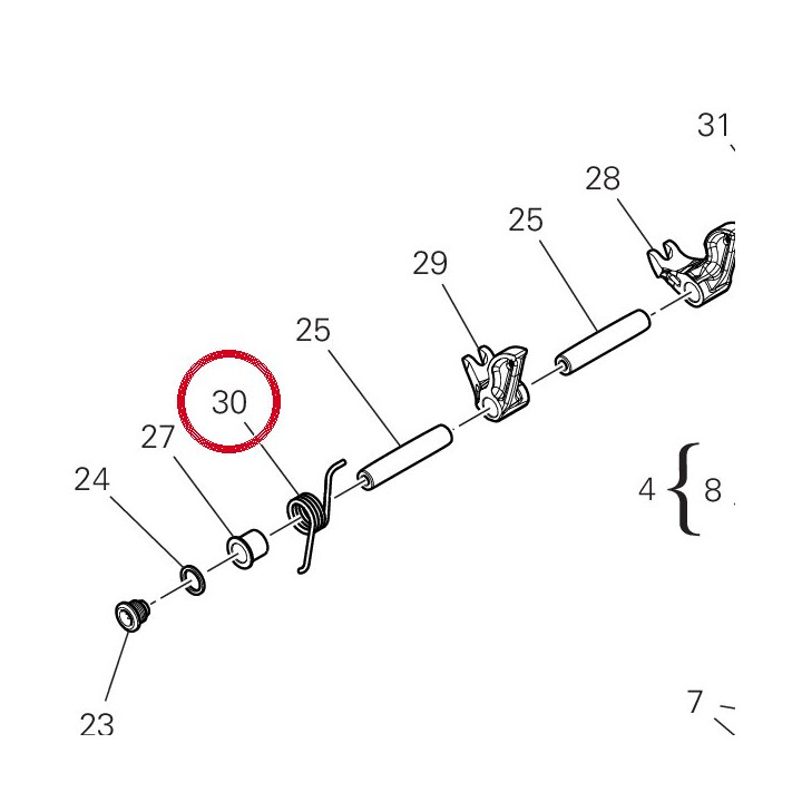 Ressort retour soupape — réf. 79915211A | Ducati Store
