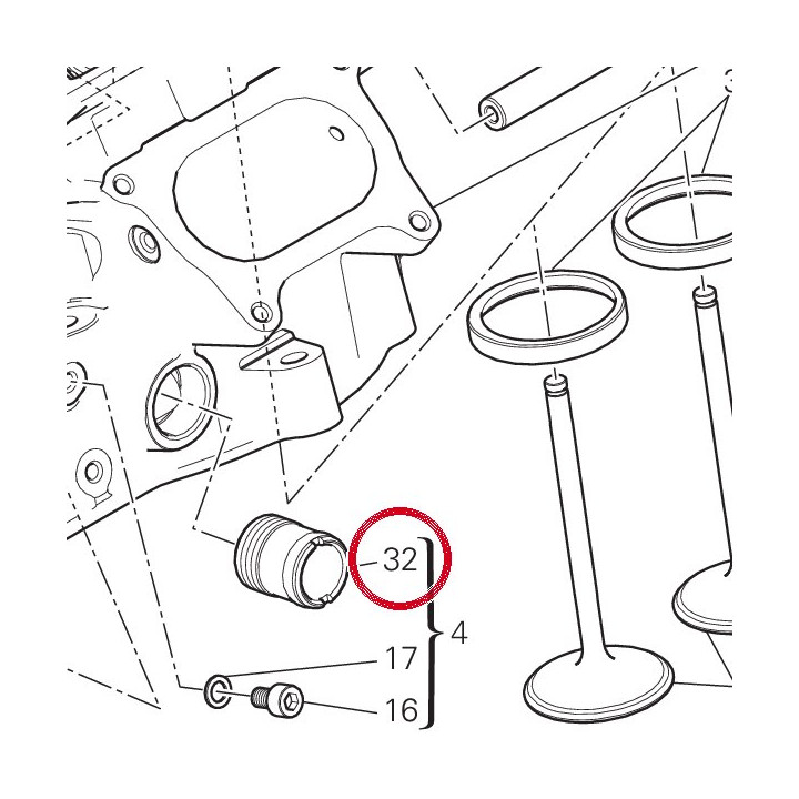 Goulotte 66810491A — réf. 66810491A | Ducati Store
