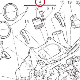 Culasse horizontale — réf. 30123282F | Ducati Store