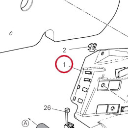 Support gauche 8291I303A — réf. 8291I303A | Ducati Store