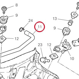 Tuyau 93511731A — réf. 93511731A | Ducati Store