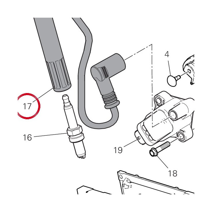Câblage bougie 67110511F — réf. 67110511F | Ducati Store
