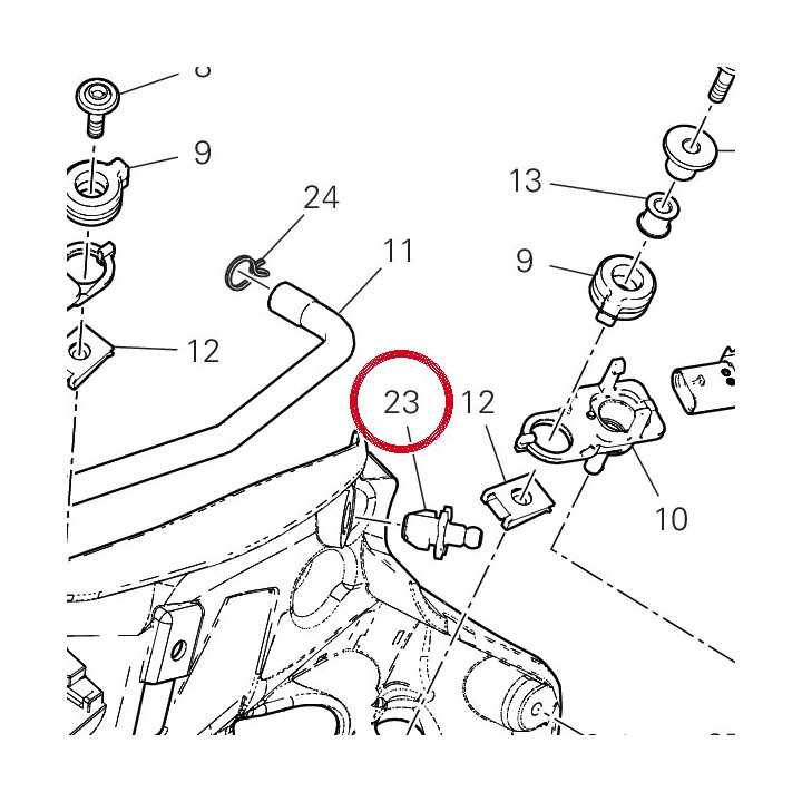 Goupille 85044451A — réf. 85044451A | Ducati Store