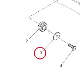 Entretoise 71614921AA — réf. 71614921AA | Ducati Store