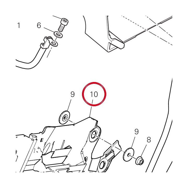 Support telerupteur — réf. 8291I661AA | Ducati Store