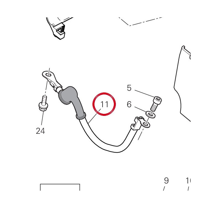 Cable 51411051A — réf. 51411051A | Ducati Store