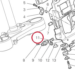 Tampon caoutchouc 86610361A — réf. 86610361A | Ducati Store