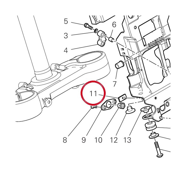 Tampon caoutchouc 86610361A — réf. 86610361A | Ducati Store