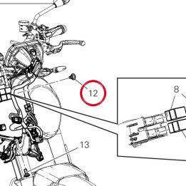 Vis M5X9 77211131A — réf. 77211131A | Ducati Store