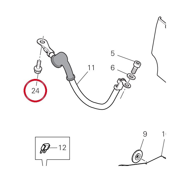 Vis tef M5X8 77210461B — réf. 77210461B | Ducati Store