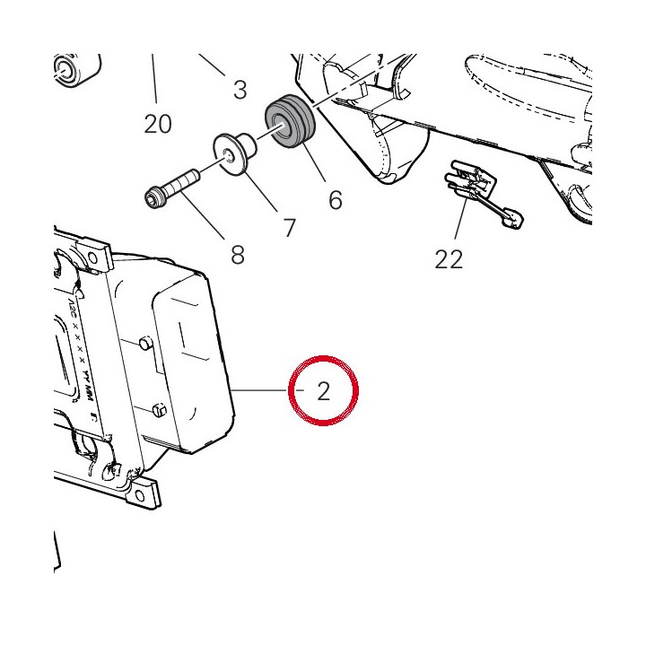 Unité contrôle 28643361C — réf. 28643361C | Ducati Store