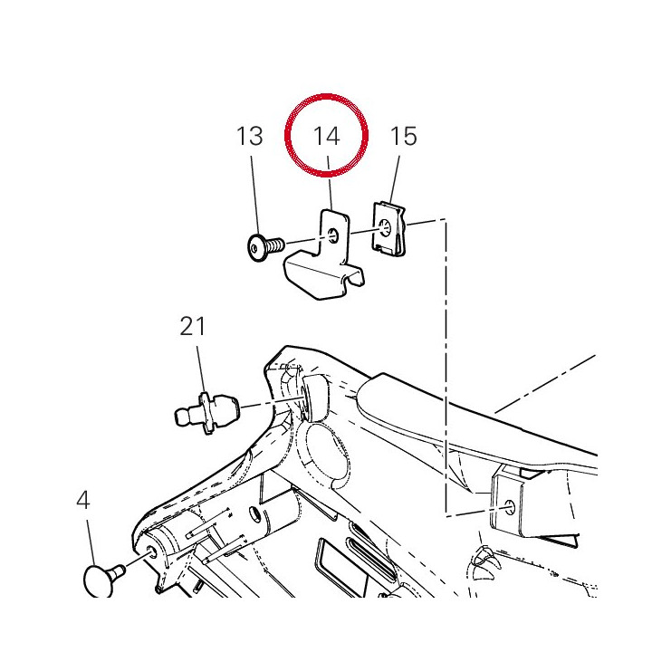 Equerre 8301B041AA — réf. 8301B041AA | Ducati Store