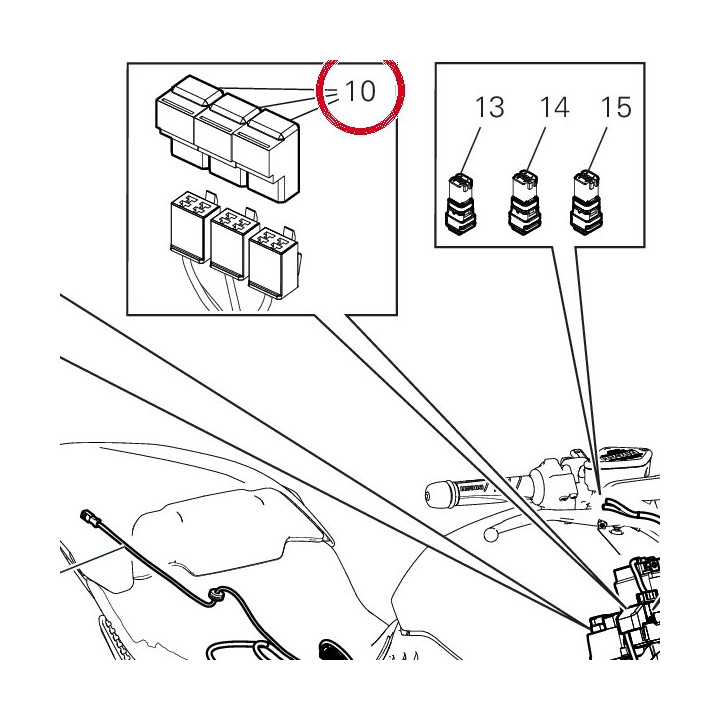 Relais 54140151A — réf. 54140151A | Ducati Store