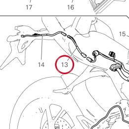 Faisceau arrière 500 h/g — réf. 5101G771A | Ducati Store