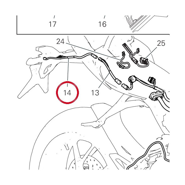 Câblage Porte-Balai — réf. 5101G101B | Ducati Store