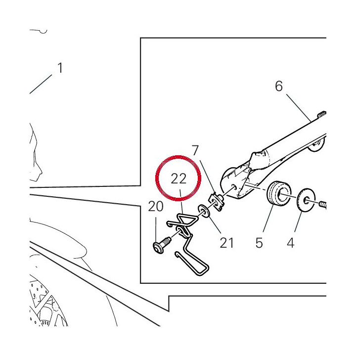 Guide tuyau 88111351A — réf. 88111351A | Ducati Store