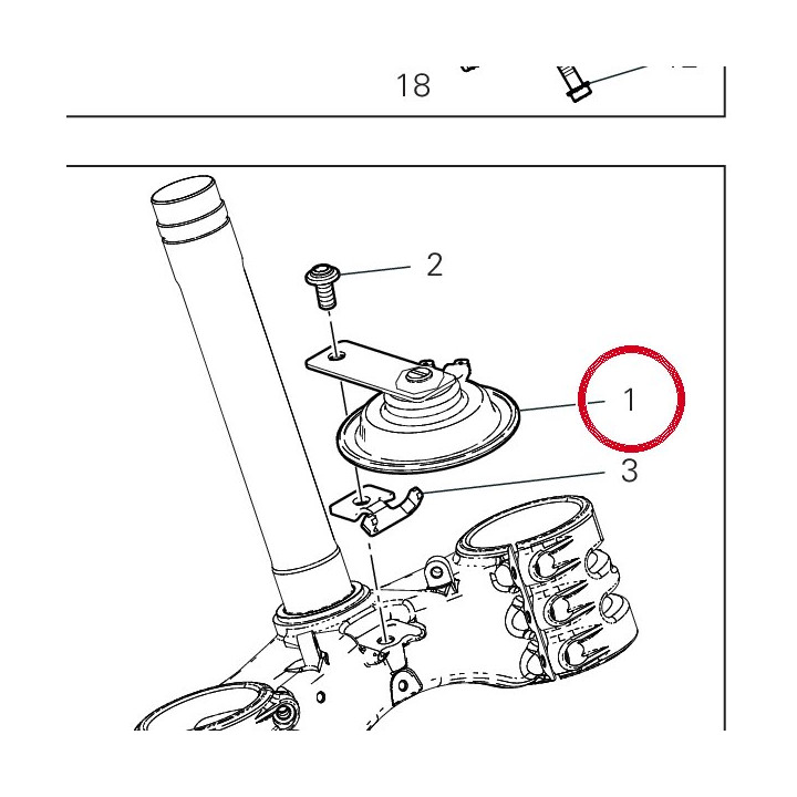 Avertisseur sonore — réf. 51640011AB | Ducati Store