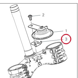 Entretoise 71316181AA — réf. 71316181AA | Ducati Store