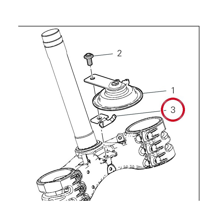 Entretoise 71316181AA — réf. 71316181AA | Ducati Store