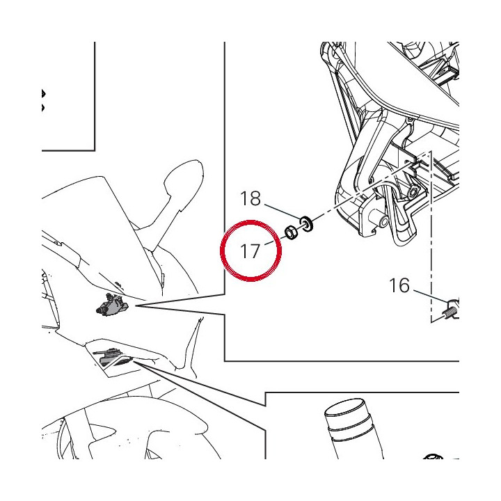 Ecrou 74841051A — réf. 74841051A | Ducati Store