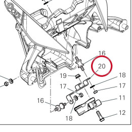 Equerre 8301H771AA — réf. 8301H771AA | Ducati Store