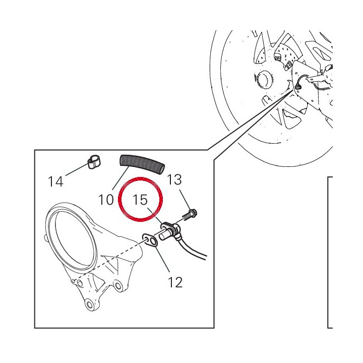 Capteur vitesse 55214141A — réf. 55214141A | Ducati Store