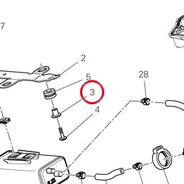 Entretoise 71614381AA — réf. 71614381AA | Ducati Store