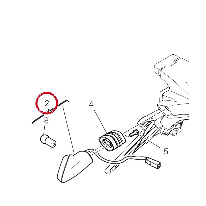 Clignotant avant — réf. 53010226A | Ducati Store