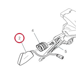 Clignotant avant — réf. 53010333B | Ducati Store