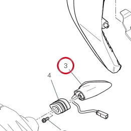 Clignotant avant — réf. 53010323B | Ducati Store