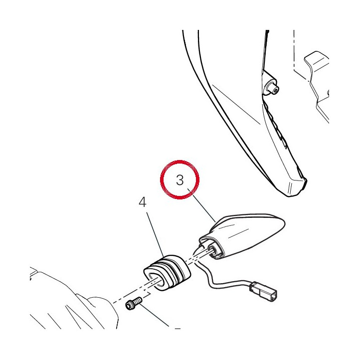 Clignotant avant — réf. 53010323B | Ducati Store