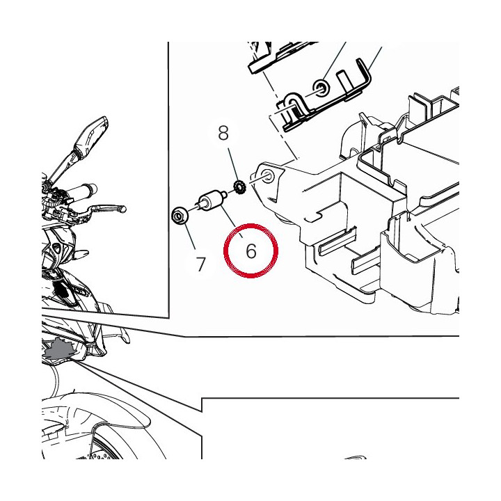 Silentbloc 70010431A — réf. 70010431A | Ducati Store