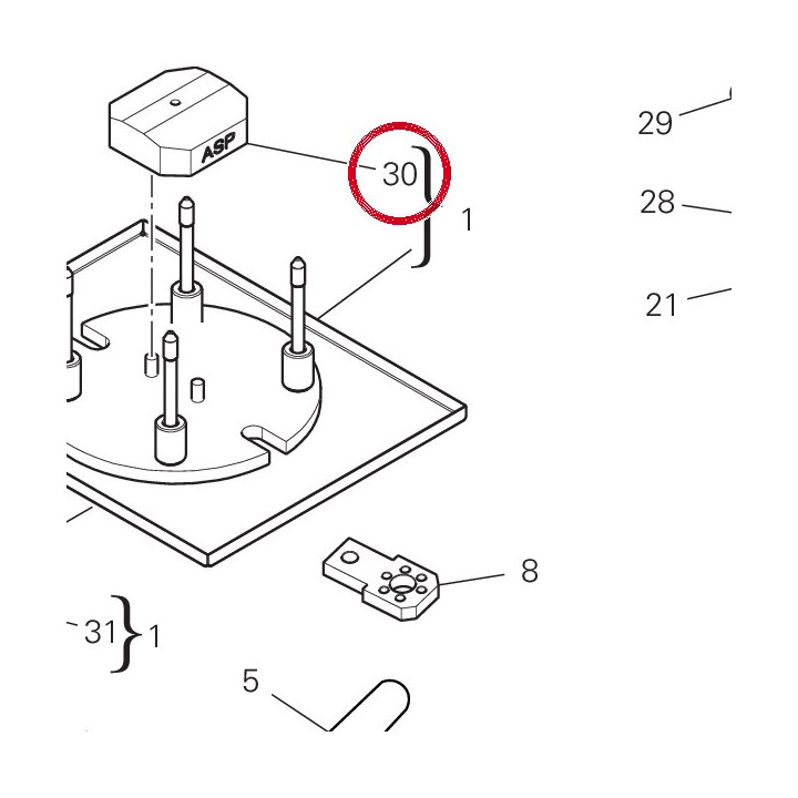 Sostegno valvole 887134131 — réf. 887134131 | Ducati Store