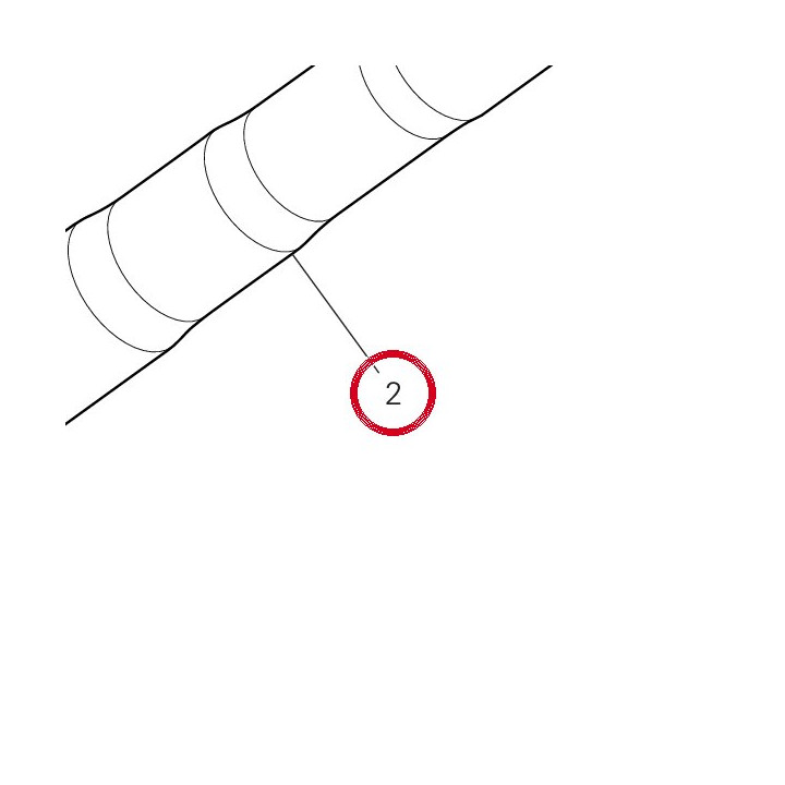Fourche complète gauche — réf. 34521053A | Ducati Store