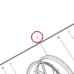 Jante roue av. 50122341AD — réf. 50122341AD | Ducati Store